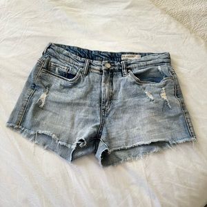 Blank NYC distressed denim shorts